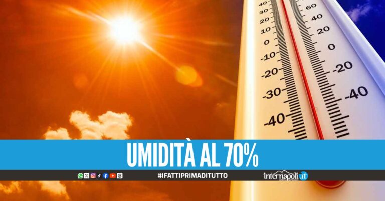 Napoli ancora nella morsa dell'afa, le "ondate di calore" fino a sabato