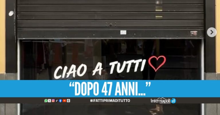 Napoli, chiude lo storico negozio 'Dieci Dieci' di via Toledo: “I tempi cambiano e le strade anche”