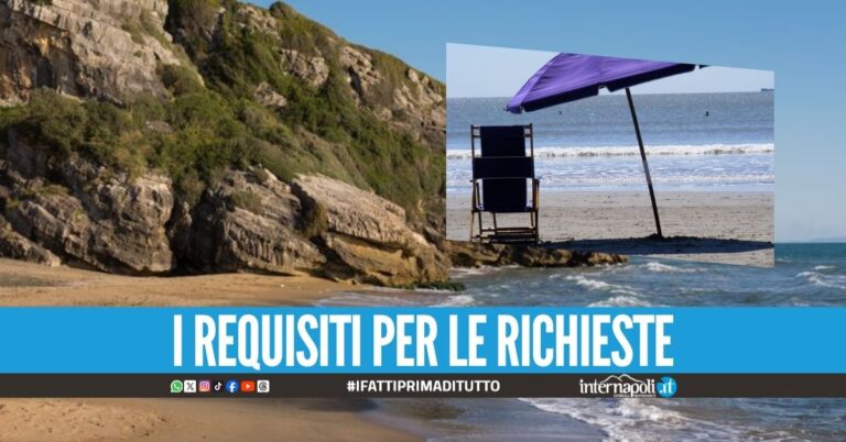 Ombrelloni gratis sulle spiagge di Minturno, il contributo per le famiglie in difficoltà