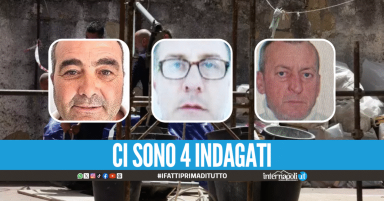 Operai morti nel crollo a Napoli, due su tre lavoravano in nero
