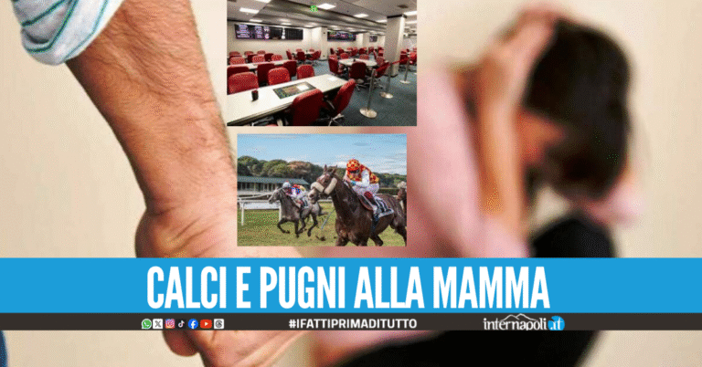 Orrore a Pianura, picchia i familiari dopo il no per i soldi da spendere in sala bingo e cavalli