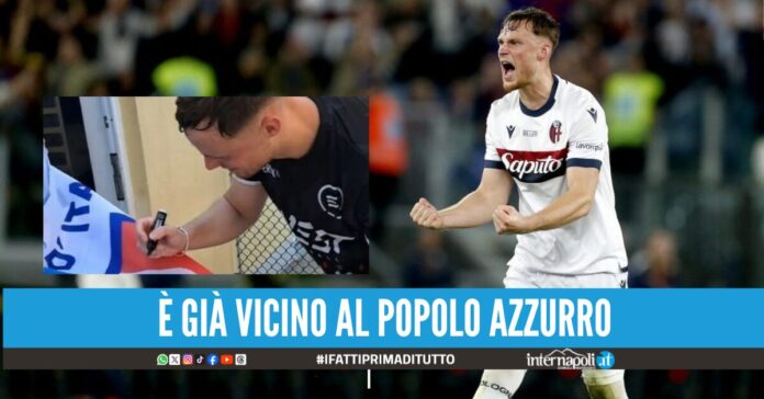 Beukema firma già bandiere e pantaloncini del Napoli, manca solo l'ufficialità