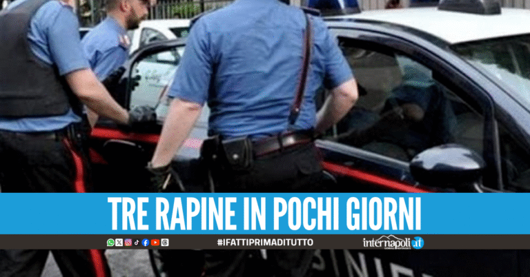 Rapinano farmacia, tabaccheria e centro scommesse a Lusciano: due arresti