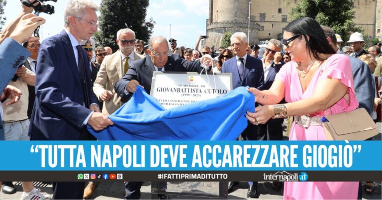 Ripristinata la targa in memoria di Giovanbattista Cutolo E' un simbolo di legalità