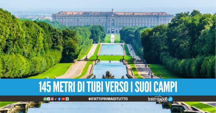 Ruba l'acqua dalle fontane della Reggia di Caserta con l'allaccio abusivo: arrestato