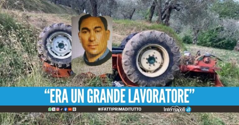 Schiacciato dal trattore nel Casertano, morto l'agricoltore