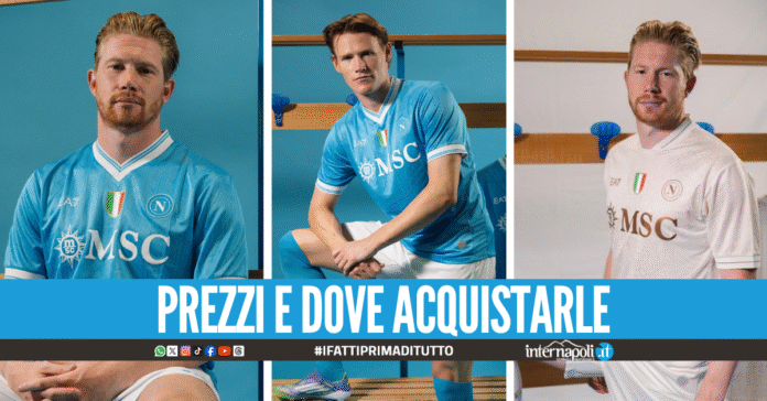 Scudetto in petto e omaggio alla tradizione azzurra: svelate le nuove maglie del Napoli