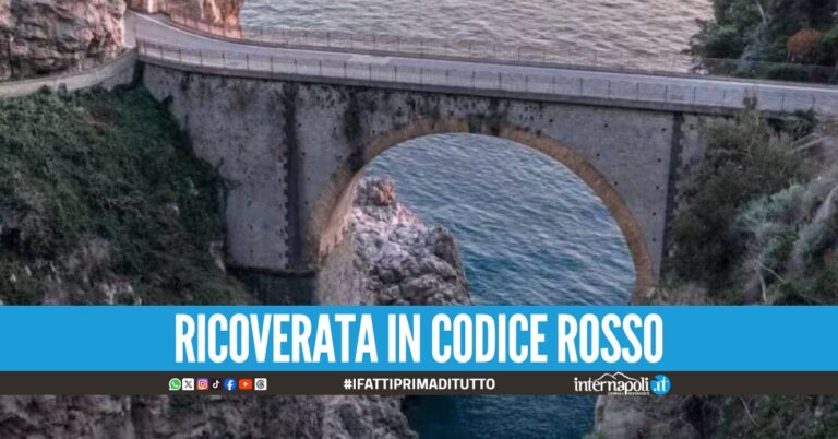 Si tuffa dal Fiordo del Furore, grave 45enne: rischia la paralisi