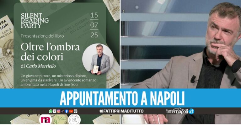 Silent Reading Party il 15 luglio al Gran Caffè Gambrinus con l’autore Carlo Morriello e la sua opera d’esordio “Oltre l’ombra dei colori”