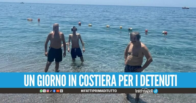 Un giorno al mare per 18 detenuti di Secondigliano Dimentichiamo la reclusione