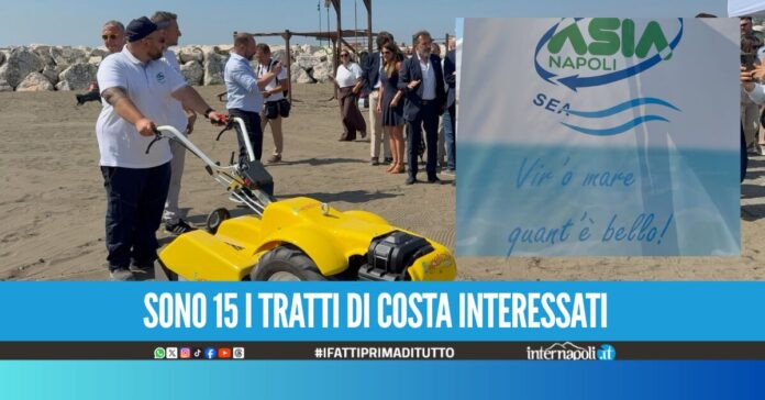 Vir 'o mare quant'è bello. Al via le operazioni di pulizia delle spiagge a Napoli