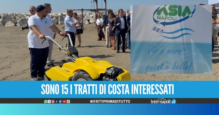 Vir 'o mare quant'è bello. Al via le operazioni di pulizia delle spiagge a Napoli
