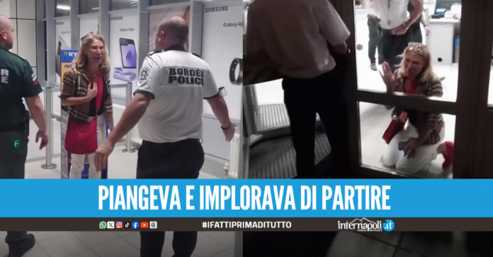 Passeggera in lacrime esclusa da volo Ryanair per bagaglio fuori misura
