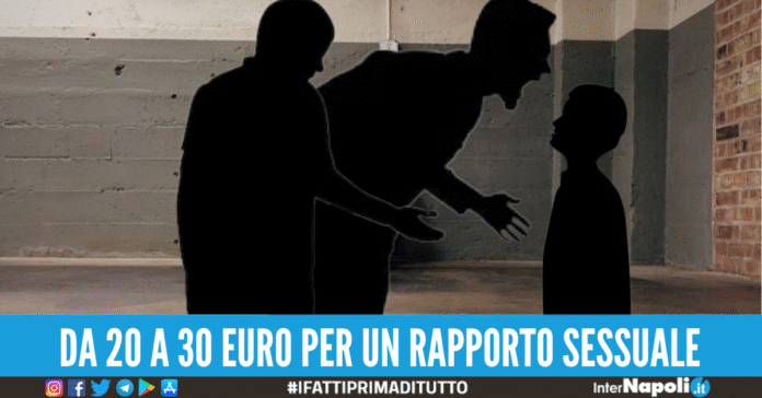 minore prostituirsi recale