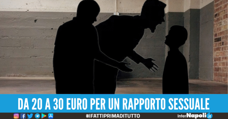 minore prostituirsi recale