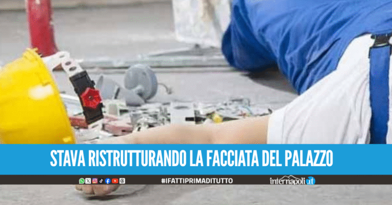 Altro incidente sul lavoro a Napoli, operaio precipita da 6 metri