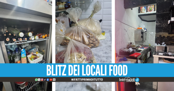 Controlli nei locali del centro storico: sequestrati 45 kg di alimenti, 12mila euro di multe