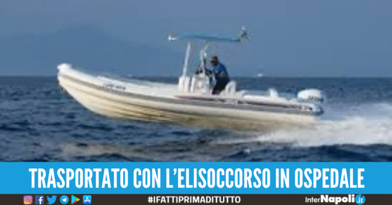 Terrore a Capri, 16enne si tuffa e resta impigliato nell’elica di un gommone
