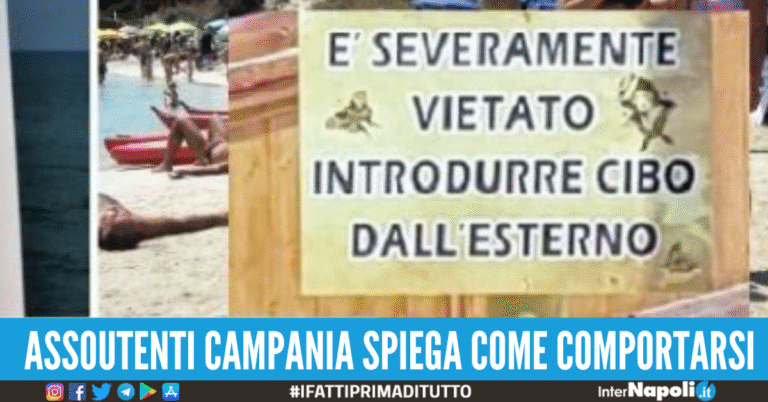 I gestori dei lidi non possono vietare di portare cibo in spiaggia, ma ci sono regole da rispettare