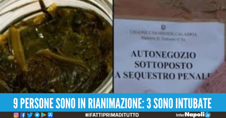 Focolaio di botulino in Calabria: un morto e 12 ricoverati: la verità al termine delle indagini