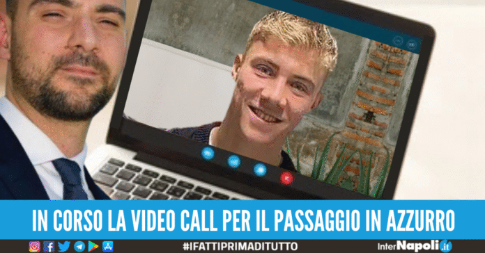 hojlund napoli video calla
