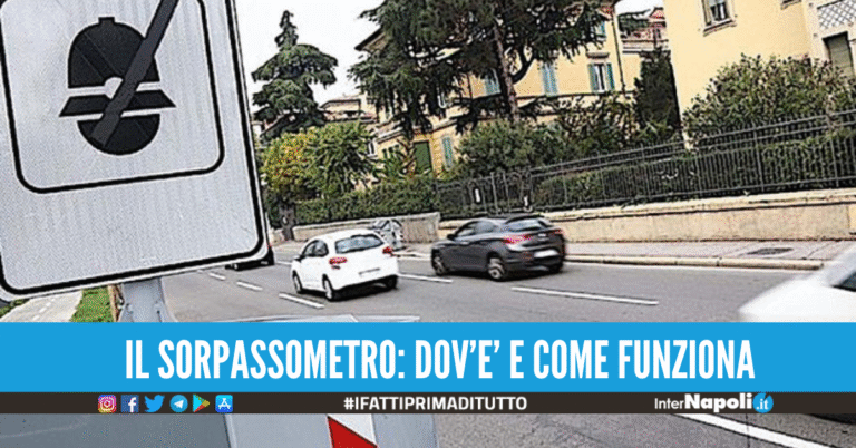 L’autovelox che scopre i sorpassi vietati, multe fino a 1.300