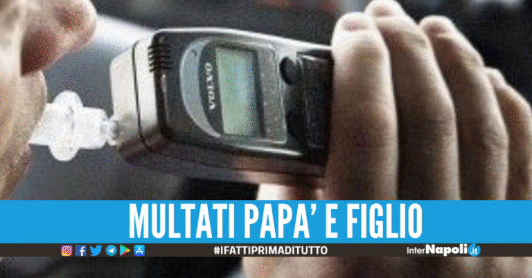 Positivo all’alcoltest chiama il padre: anche lui è ubriaco