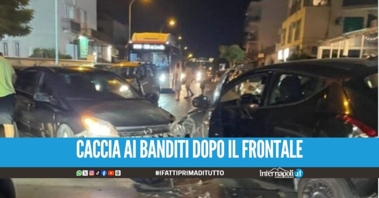 Tentano di rapinare l'hotel a Pozzuoli e travolgono una donna in auto