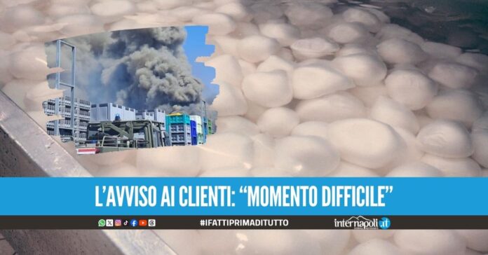 Maxi rogo a Battipaglia, le fiamme divorano il noto caseificio