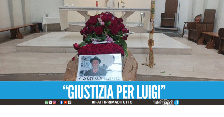 Morto per un’intossicazione da botulino. Il grido al funerale: “Giustizia per Luigi Di Sarno”