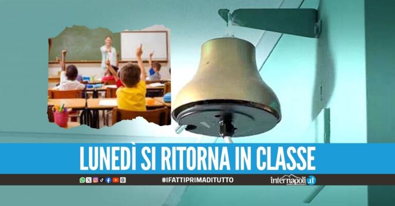Ritorno a scuola in Campania, pubblicato il calendario delle feste