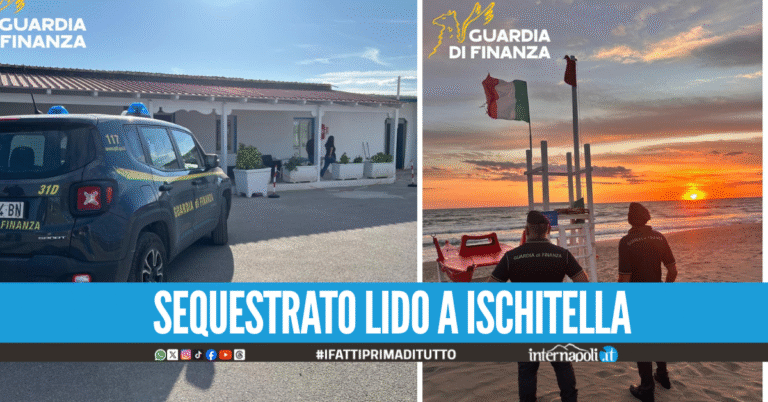 Sigilli al lido Nettuno a Castel Volturno, era gestito dai familiari del boss dei Casalesi