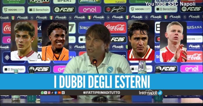 Conte studia il nuovo modulo del Napoli: 