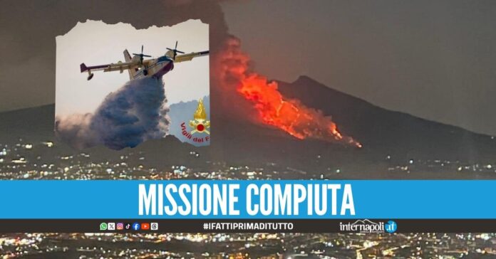 L'incubo è finito, domate le fiamme sul Vesuvio: parte la bonifica
