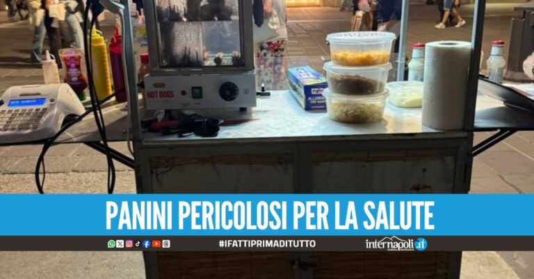 Vendeva hot-dog abusivamente, sequestrato il carrettino del tiktoker campano