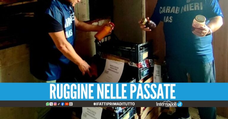 Rischio botulino, sequestrati 674 kg di conserve e succhi