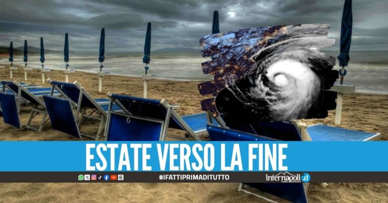 L'urgano Erin fa crollare le temperature, rischio nubifragi