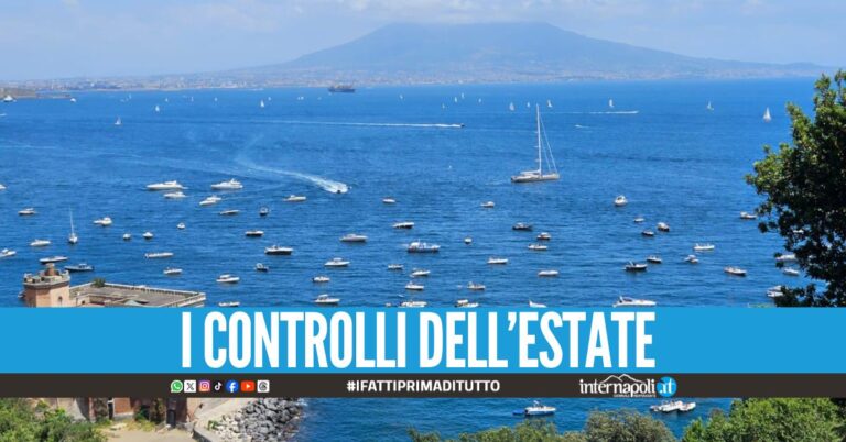 Barche 'fuori controllo' nel golfo di Napoli, raffica di multe