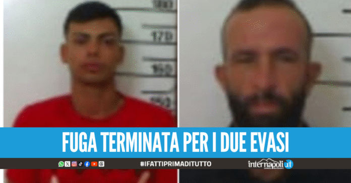 Doppia evasione dal carcere di Poggioreale, presi entrambi i fuggitivi
