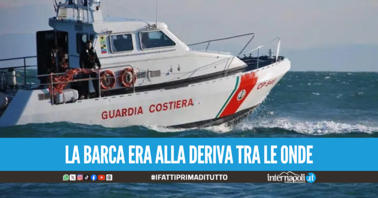 Rischiano di schiantarsi sulla scogliera, salvate quattro persone al largo della Costiera Sorrentina