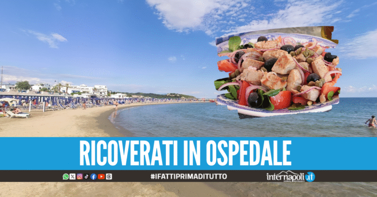 Dieci napoletani intossicati sul lido a Formia, avevano mangiato insalata di tonno