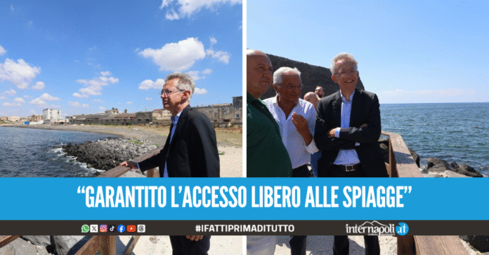 San Giovanni a Teduccio ha di nuovo il suo sbocco sul mare, ripristinato l'accesso pubblico