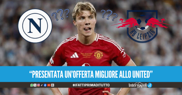 Attento Napoli, spunta una concorrente last minute per Hojlund: ora il danese è a un bivio