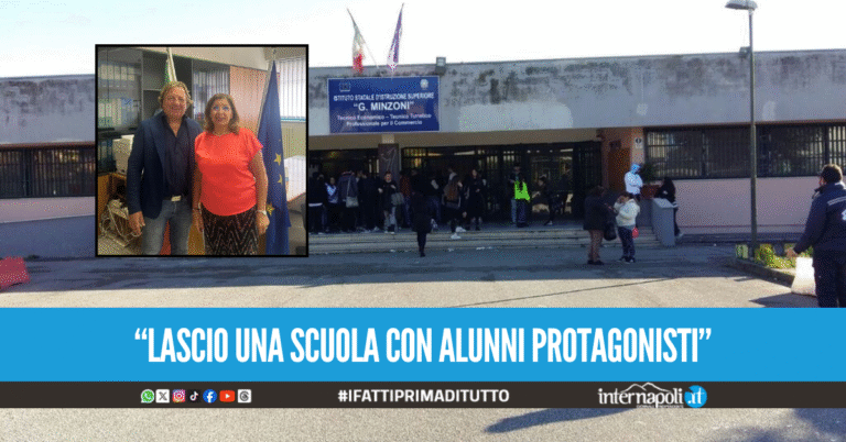 Il "Minzoni" di Giugliano saluta Eleonora Vastarella, la storica dirigente scolastica andrà in pensione