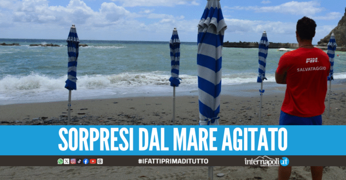 Intera famiglia rischia di annegare in Cilento, salvata in extremis dai bagnini