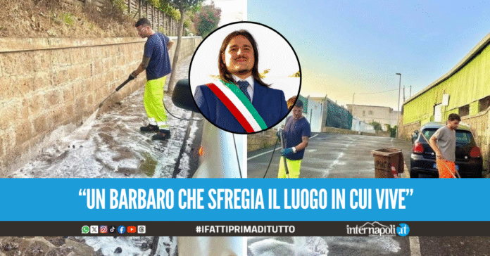 Getta ogni giorno cartoni di vino in strada a Bacoli, il Comune lo scopre e gli restituisce i rifiuti