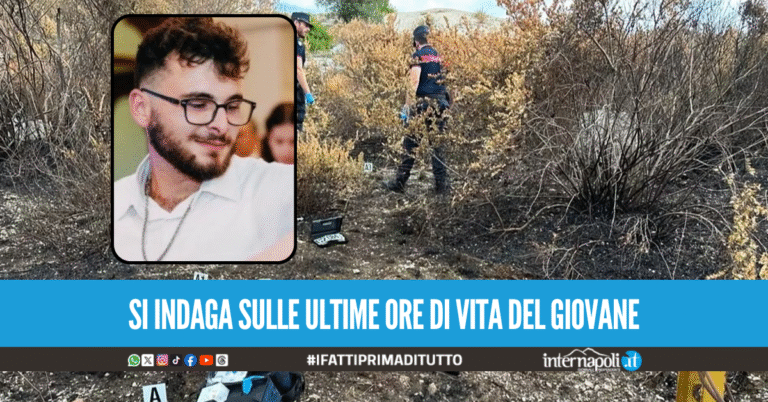 Fabrizio trovato carbonizzato a Maratea, sequestrata la salma del 19enne