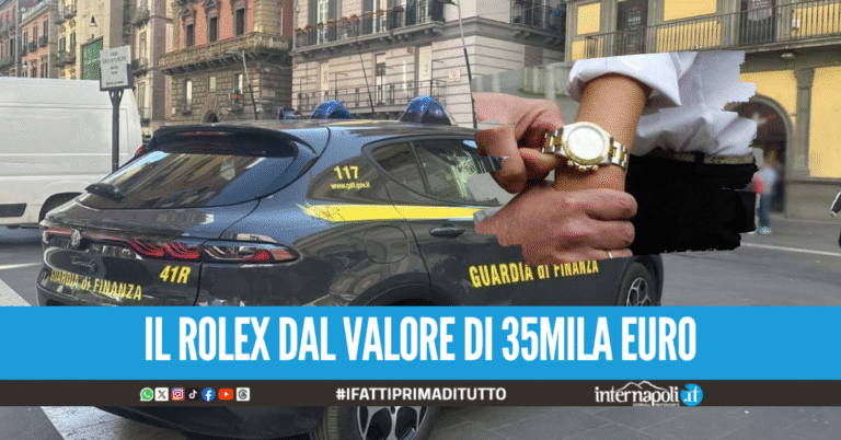 Rapinarolex in azione nel cuore di Napoli, giovanissimo arrestato dopo la fuga