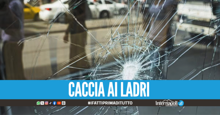 Due furti con "spaccata" messi a segno a Chiaia, nel mirino dei malviventi locale e pizzeria