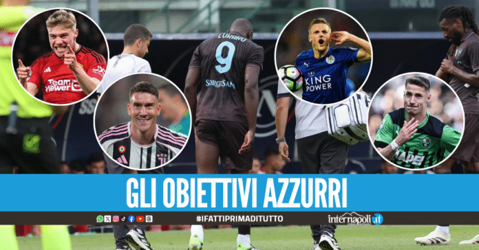Da Vlahovic e Hojlund alla suggestione Vardy: i nomi in casa Napoli per sostituire Lukaku